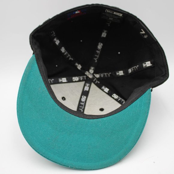 Arizona Diamondbacks New Era 59Fifty 3D Lettering MLB Hat Cap Fitted 7 3/8 - Picture 8 of 10